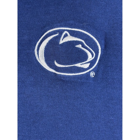 Mens Navy Blue Penn State Nittany Lions Polo Shirt Size XL Embroidered Logo - Picture 2 of 4